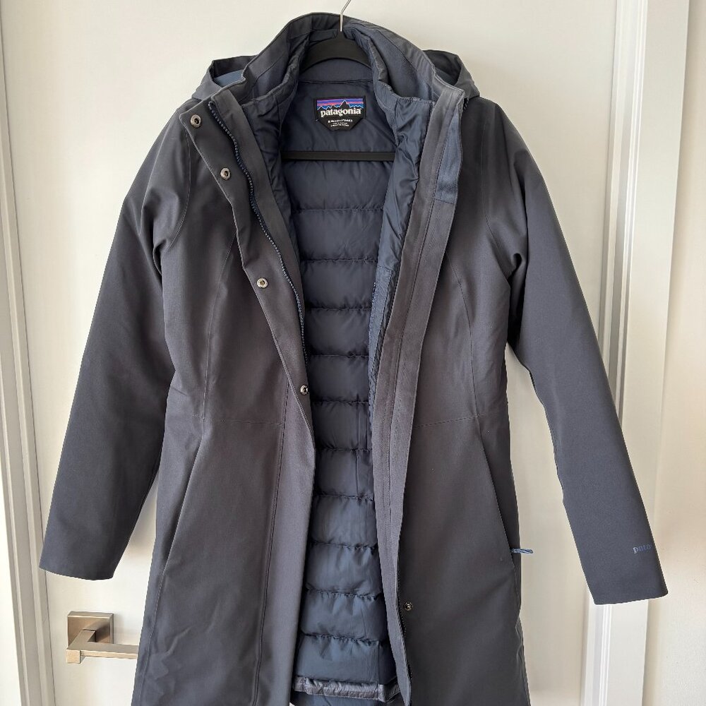 Patagonia Women's Tres 3-in-1 Parka - Navy - Size Small (Excellent Condition)